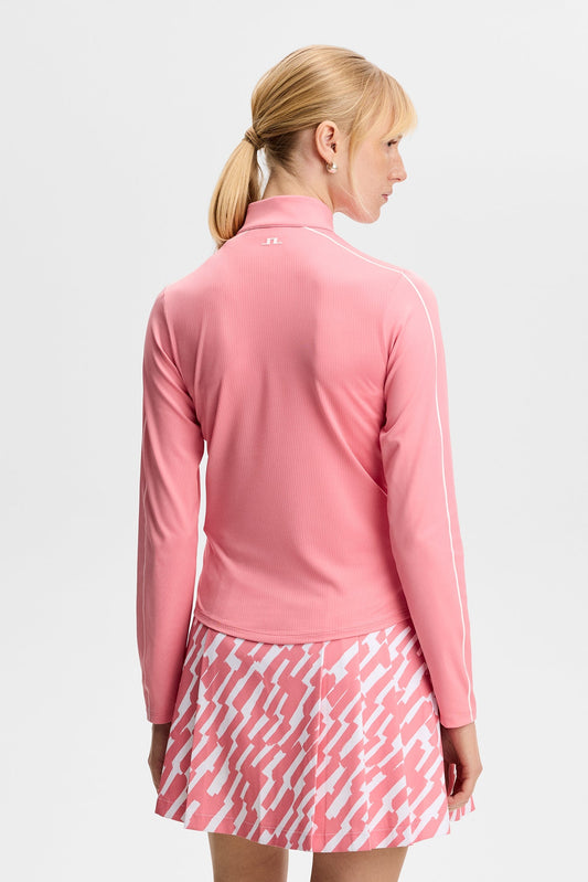 Adiola Quarter Zip Mid Layer / Flamingo Plume