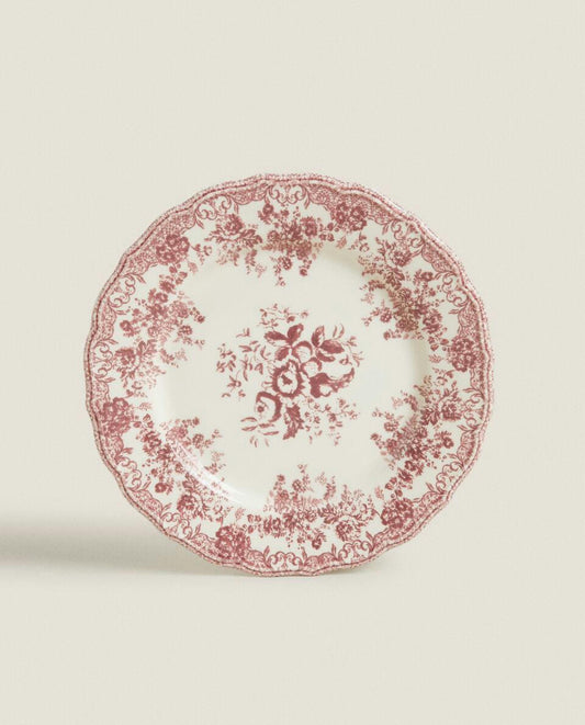 FLORAL EARTHENWARE TABLEWARE