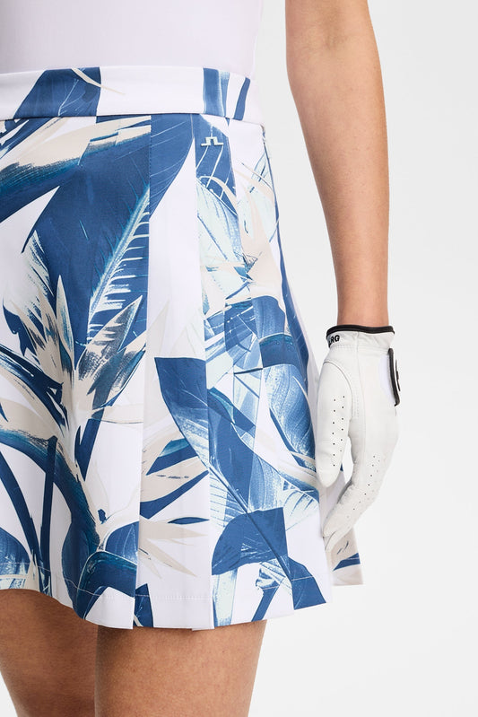 Alesia Print Skirt / Paradise Skylight M