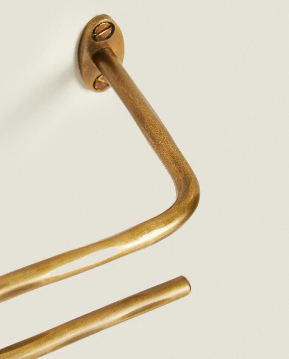 GOLDEN TOILET ROLL HOLDER