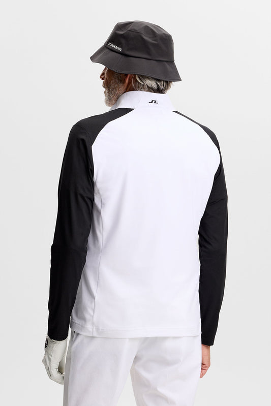 Blake Zip Mid Layer / White