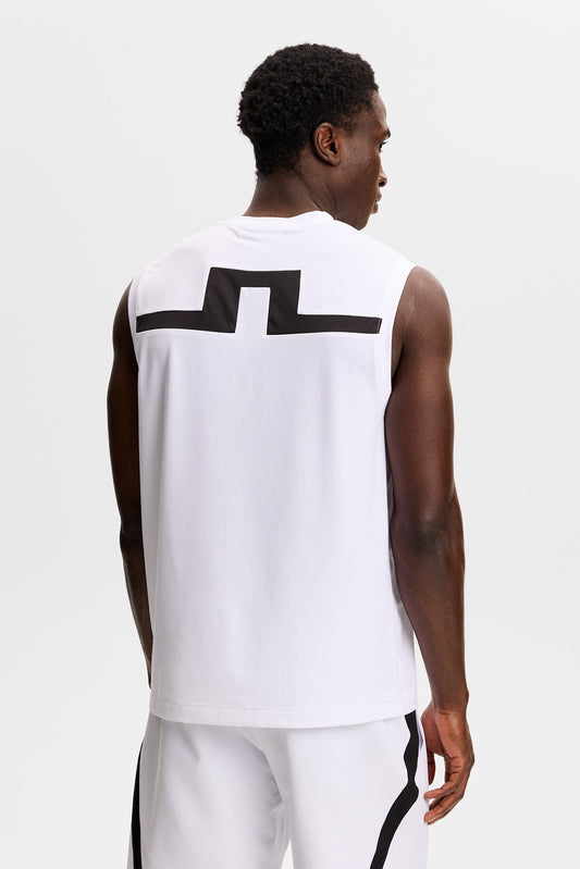 Xander Sleeveless Tee / White