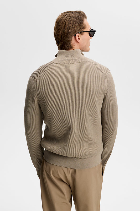 Alexis Full Zip Cardigan / Brindle