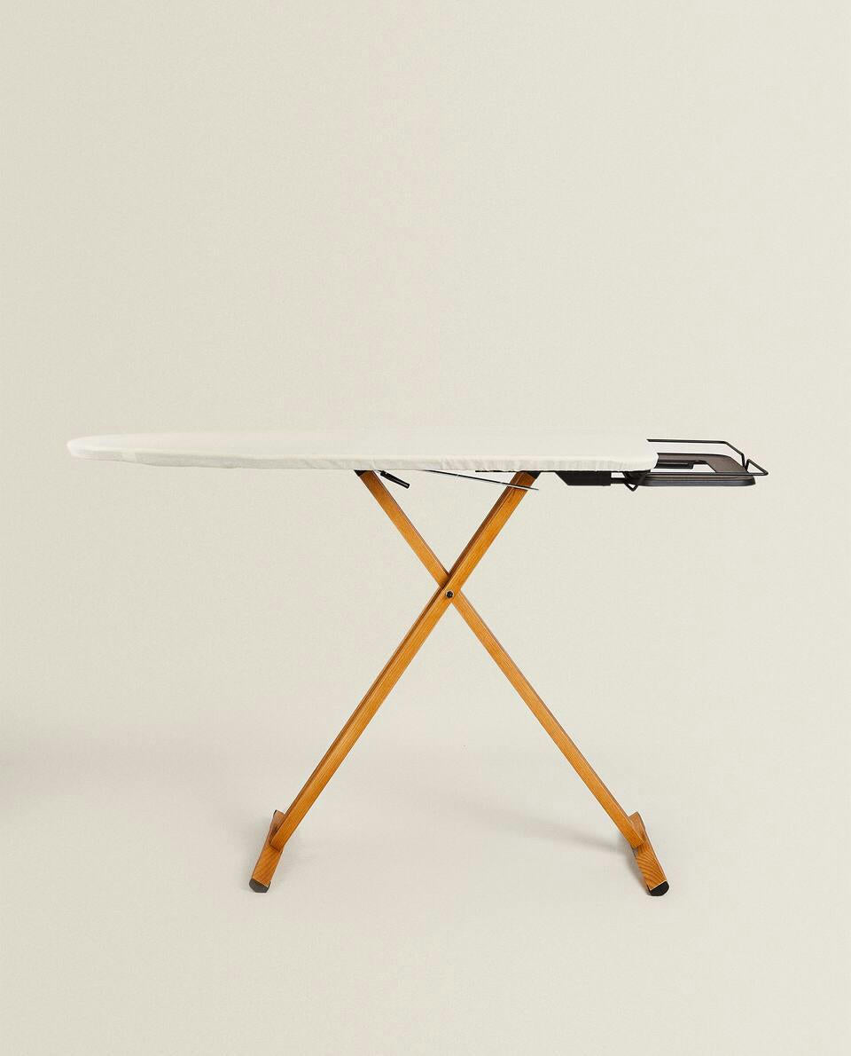 WOOD AND METAL IRONING BOARD