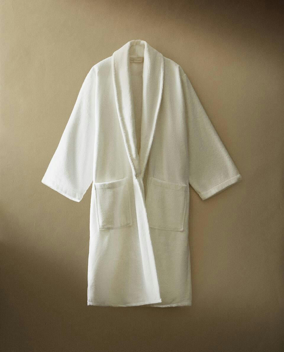 EXTRA SOFT BATHROBE WITH SHAWL COLLAR