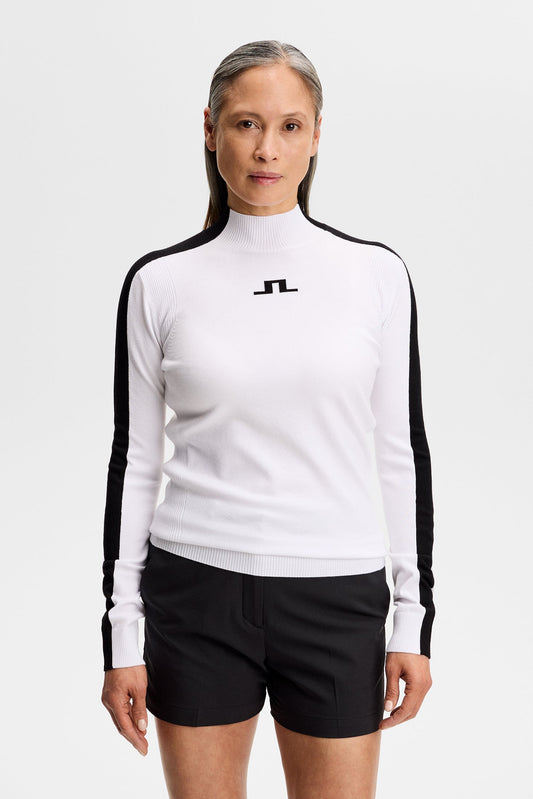 Adia Knitted Sweater / White