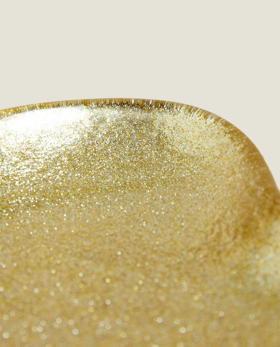 CHRISTMAS HEART GLASS BOWL