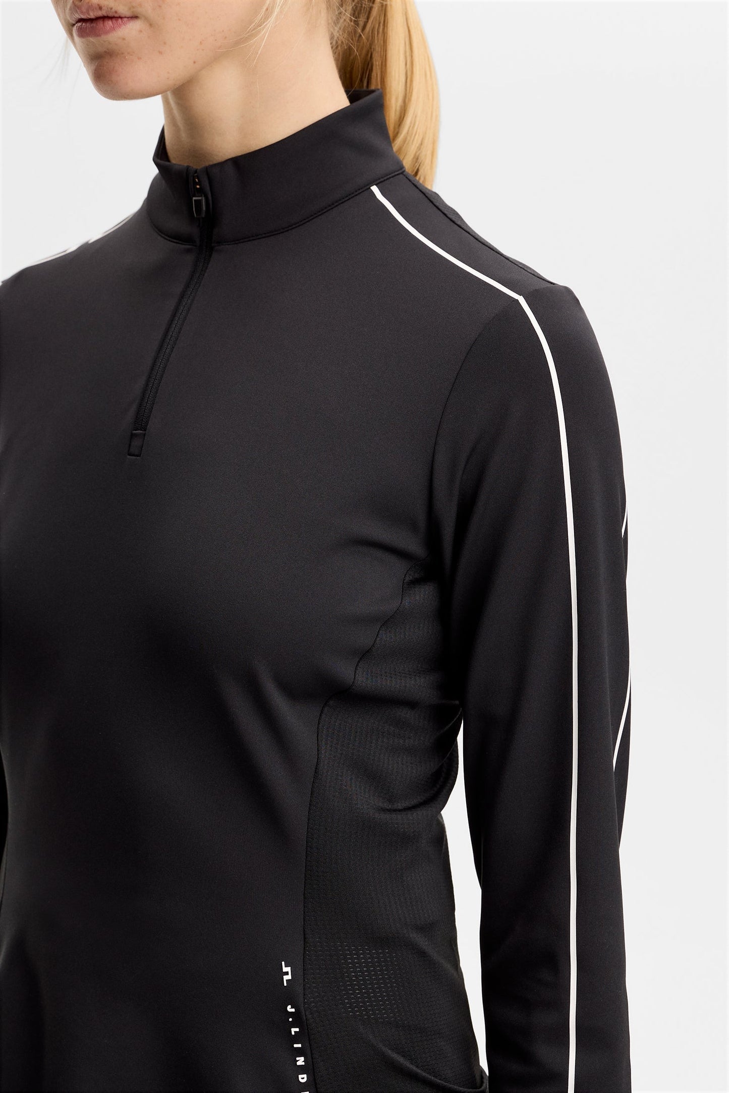 Adiola Quarter Zip Mid Layer / Black