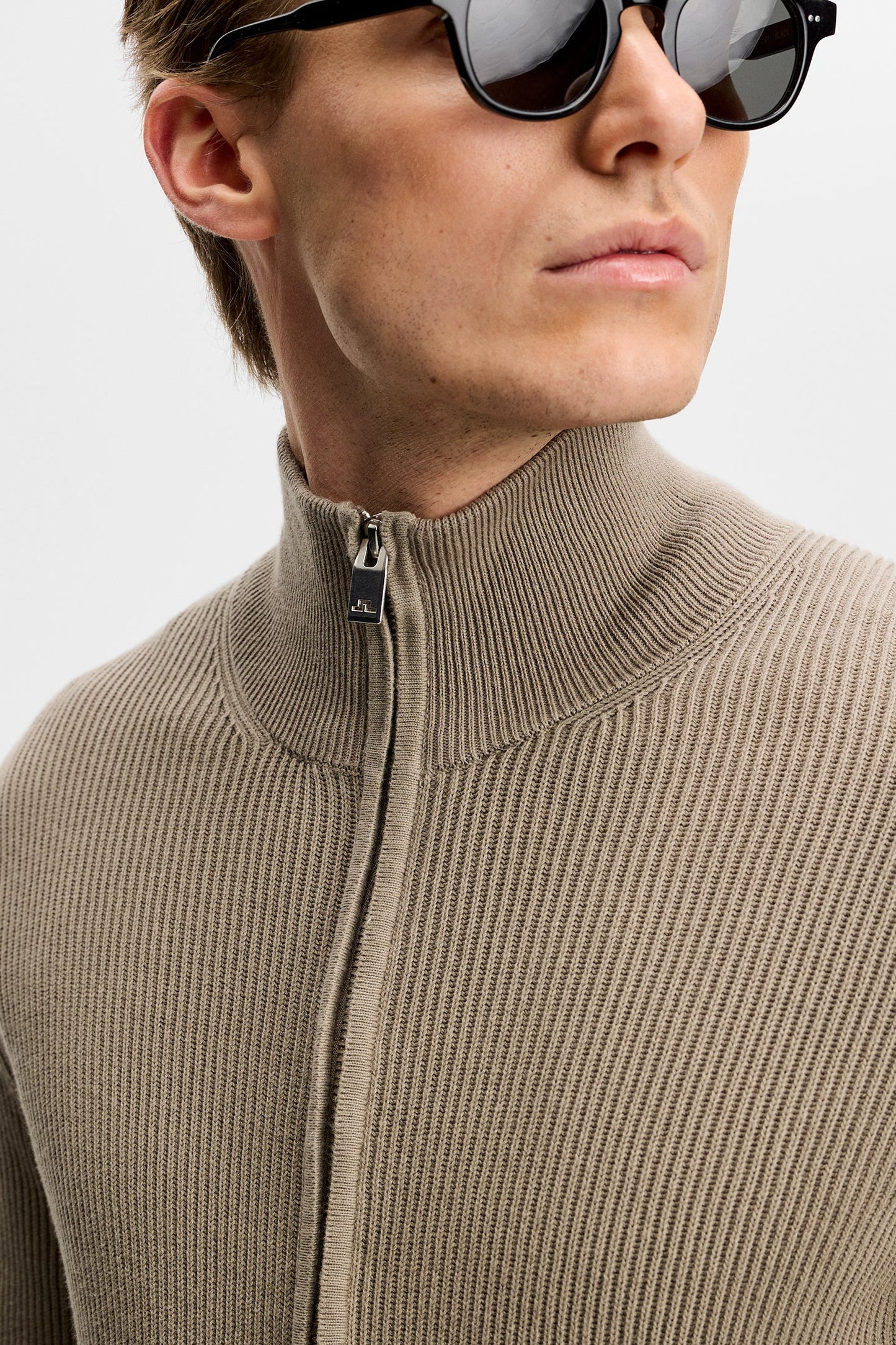 Alexis Full Zip Cardigan / Brindle