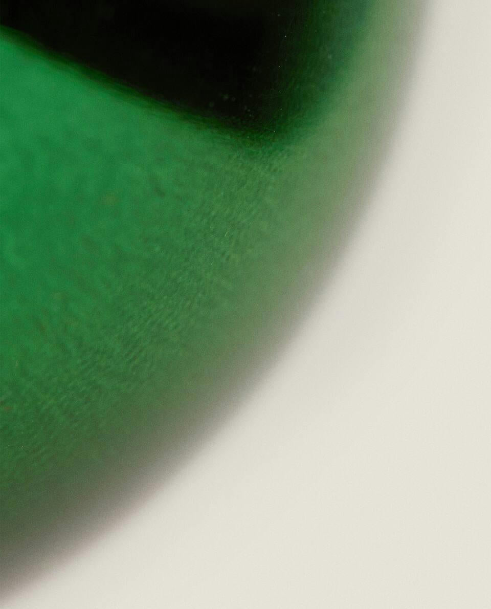 SPARKLY GLASS CHRISTMAS BAUBLE DECORATION