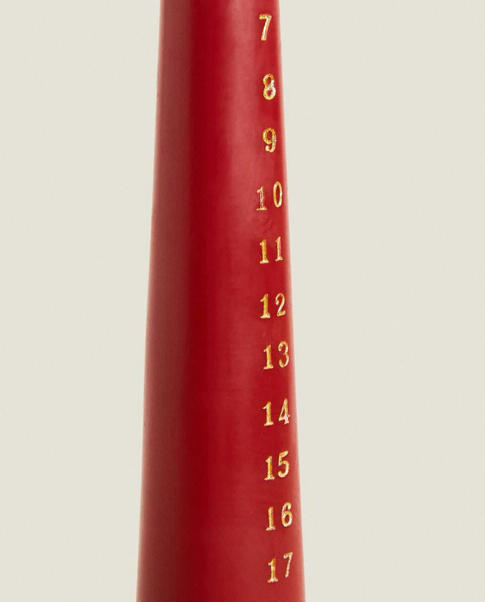 CHRISTMAS ADVENT CALENDAR CANDLE