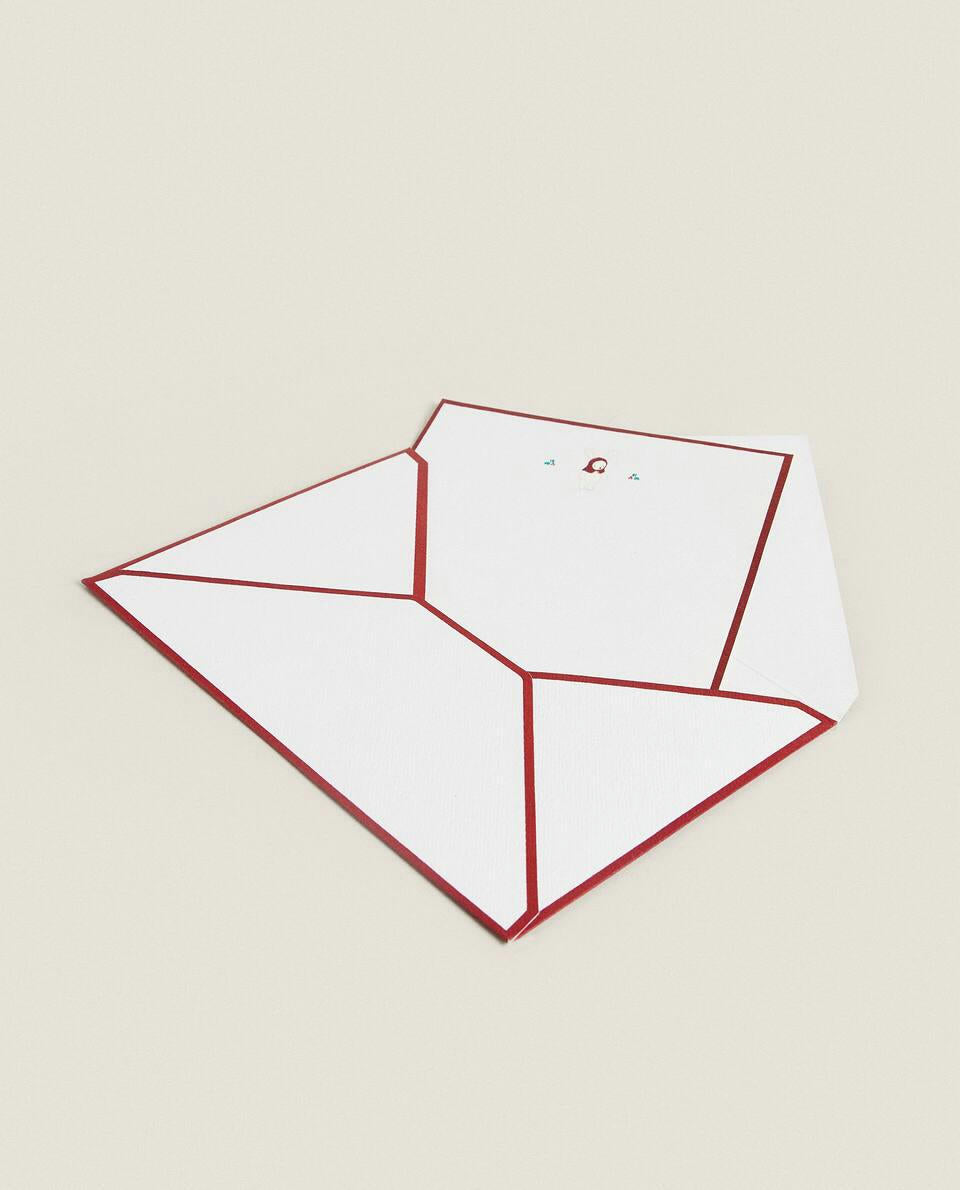 PACK OF CHILDREN’S POSTCARDS WITH CHRISTMAS BUNNY (PACK OF 2)