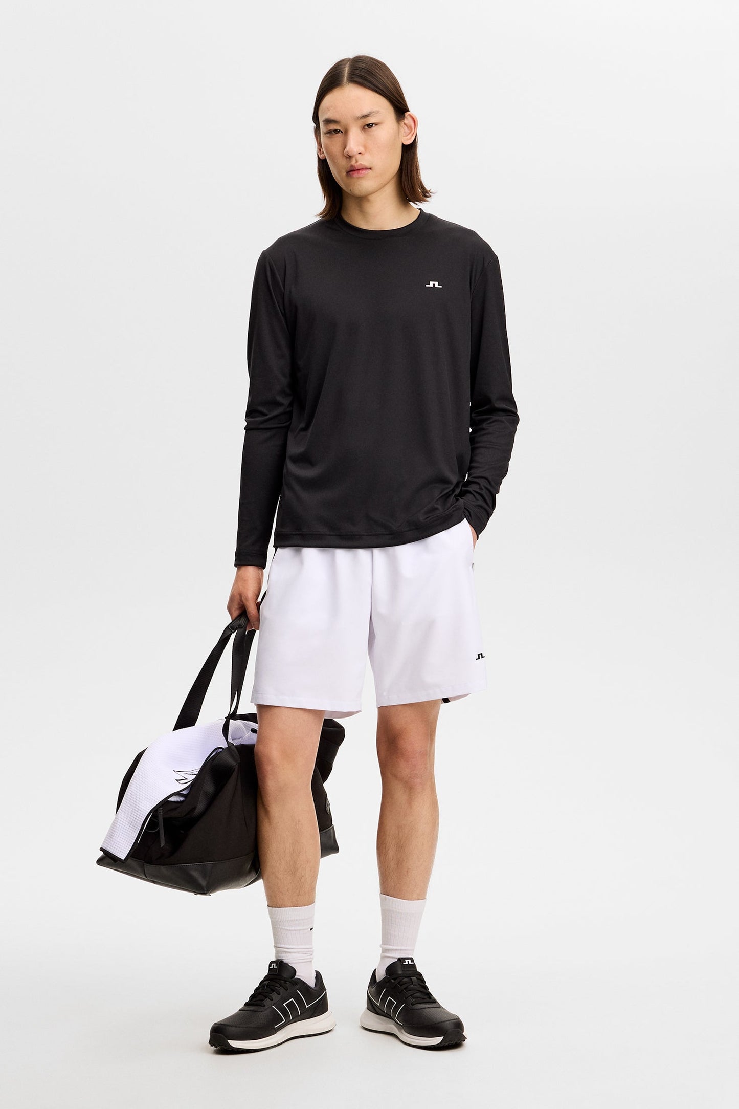 Ade T-Shirt LS / Schwarz