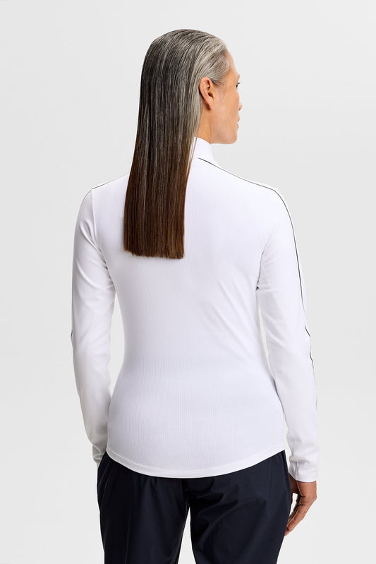 Adiola Quarter Zip Mid Layer / White