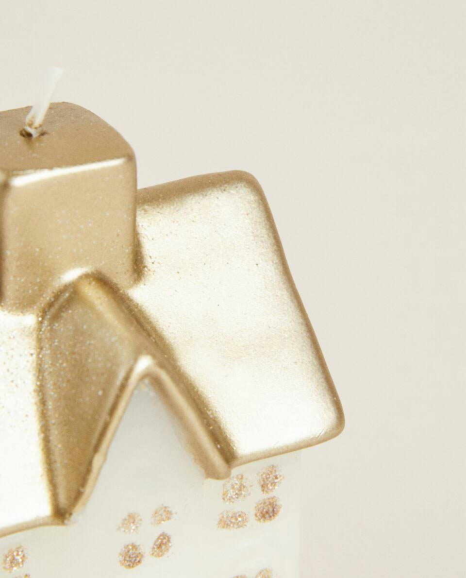 CHRISTMAS HOUSE DECORATIVE CANDLE