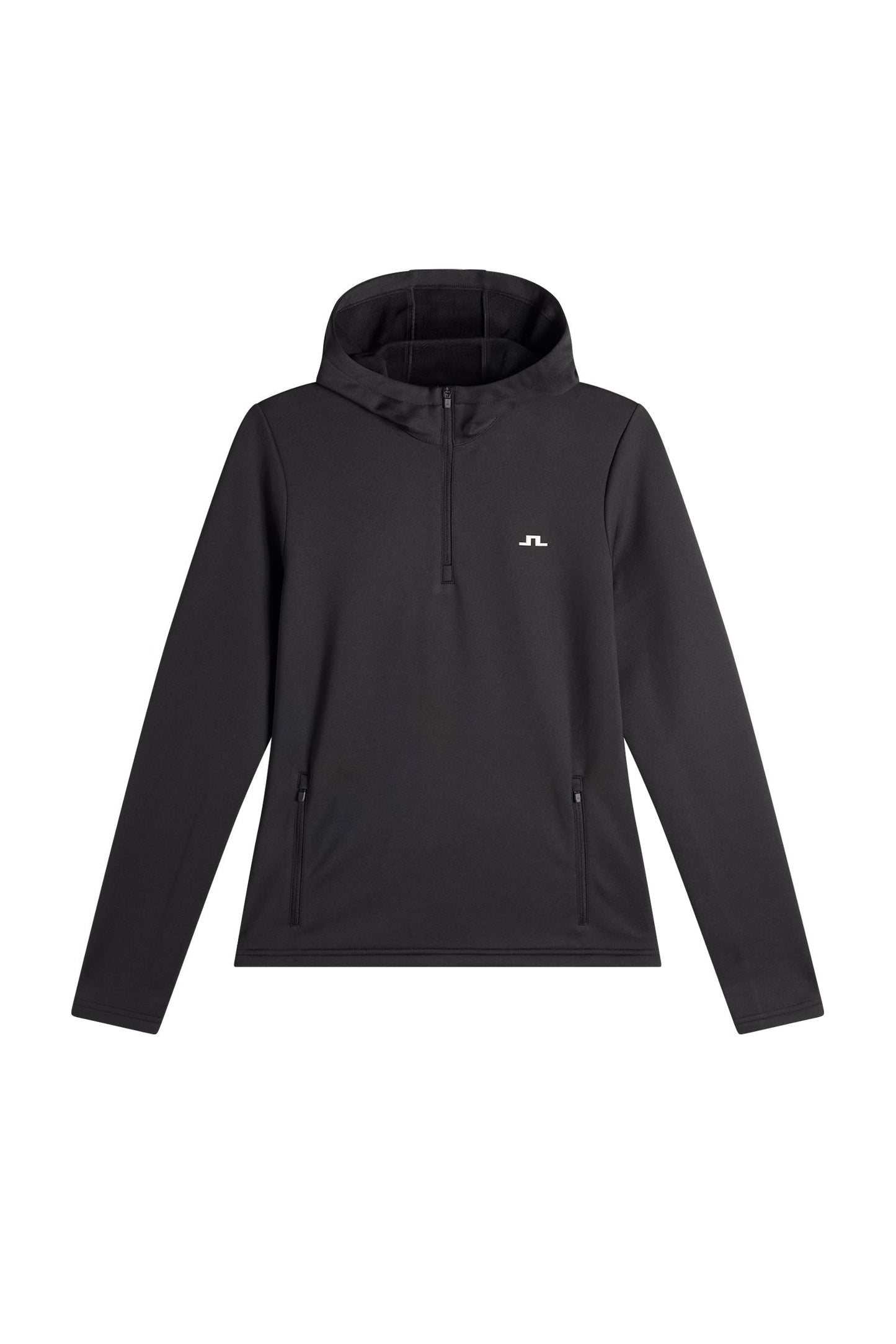 Aerielle Quarter Zip Hood / Black