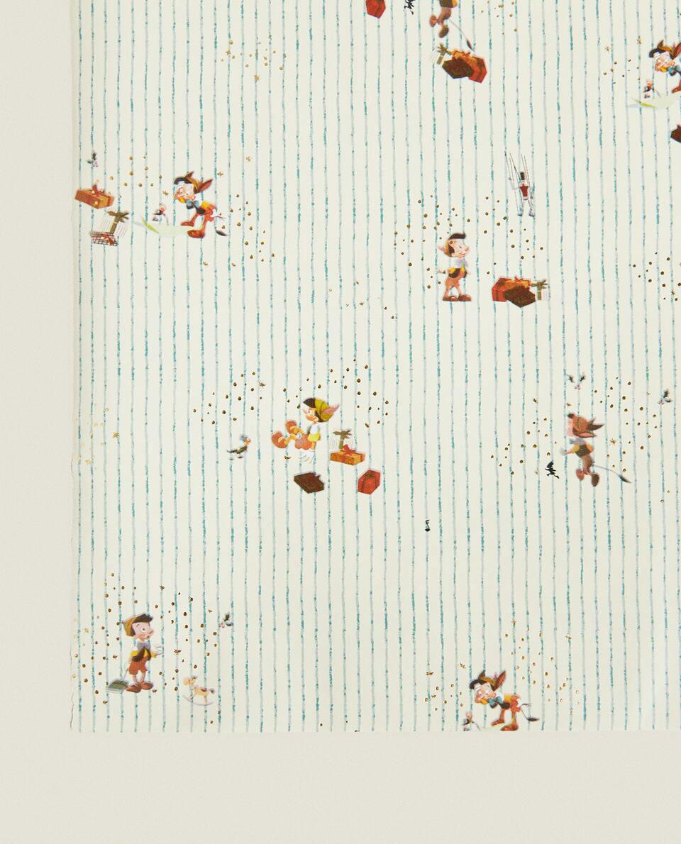 CHILDREN’S PINOCCHIO  DISNEY CHRISTMAS WRAPPING PAPER