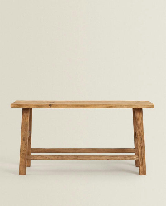ELM WOOD BENCH
