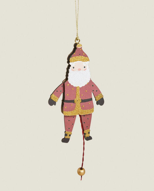 ARTICULATED SANTA CLAUS CHRISTMAS DECORATION