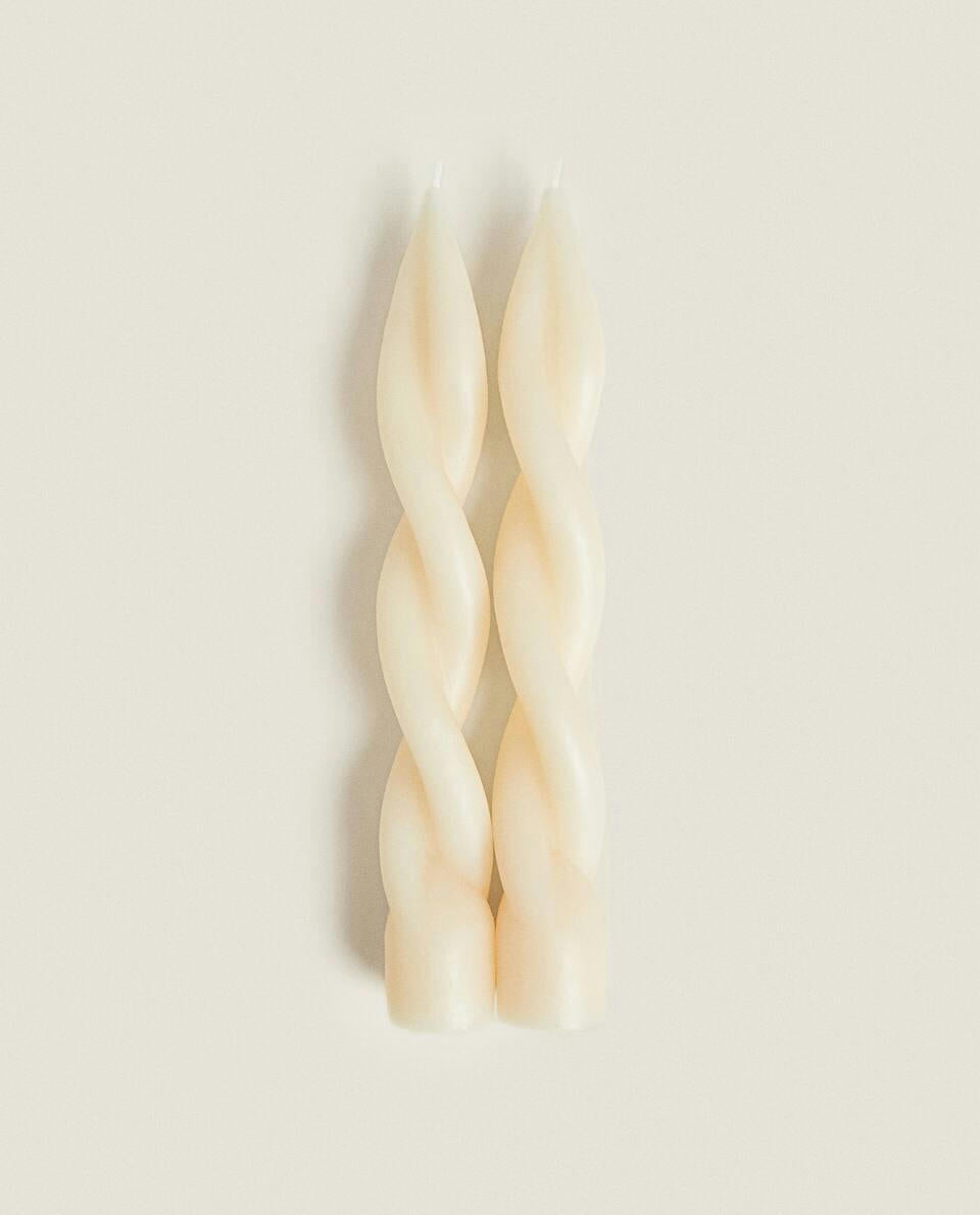 SPIRAL CANDLE (PACK OF 2)