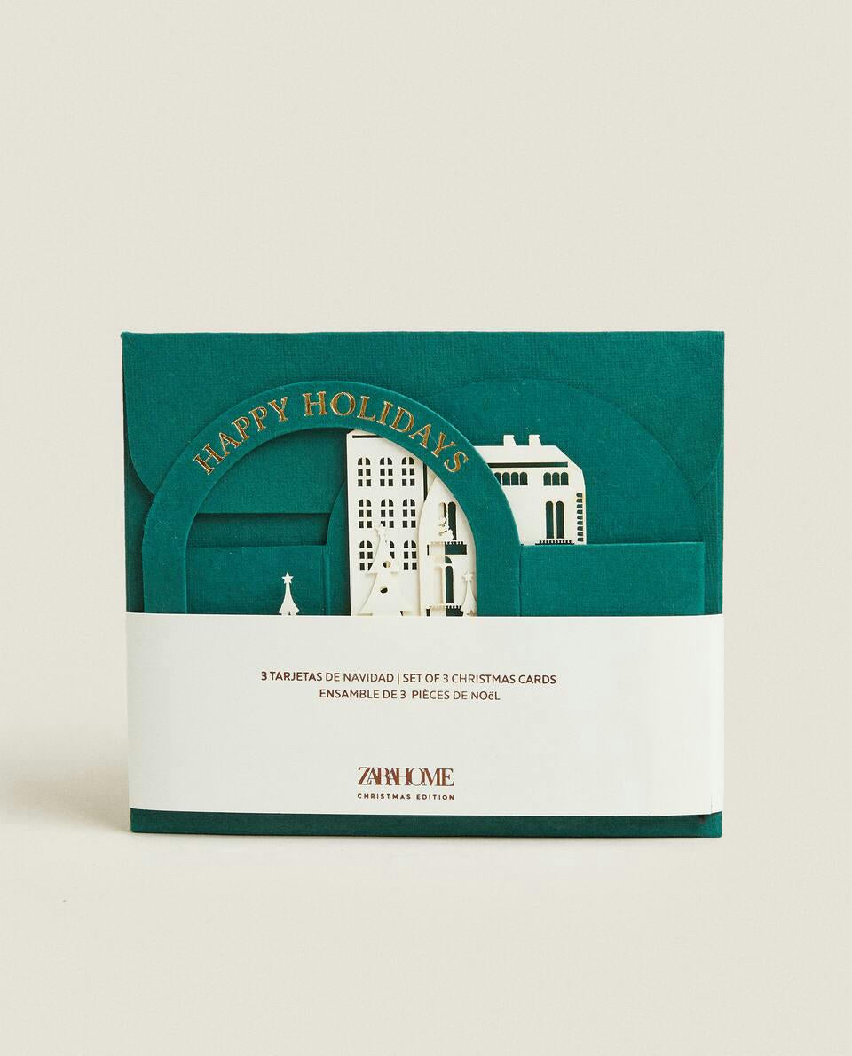 CHRISTMAS POSTCARD PACK (PACK OF 3)