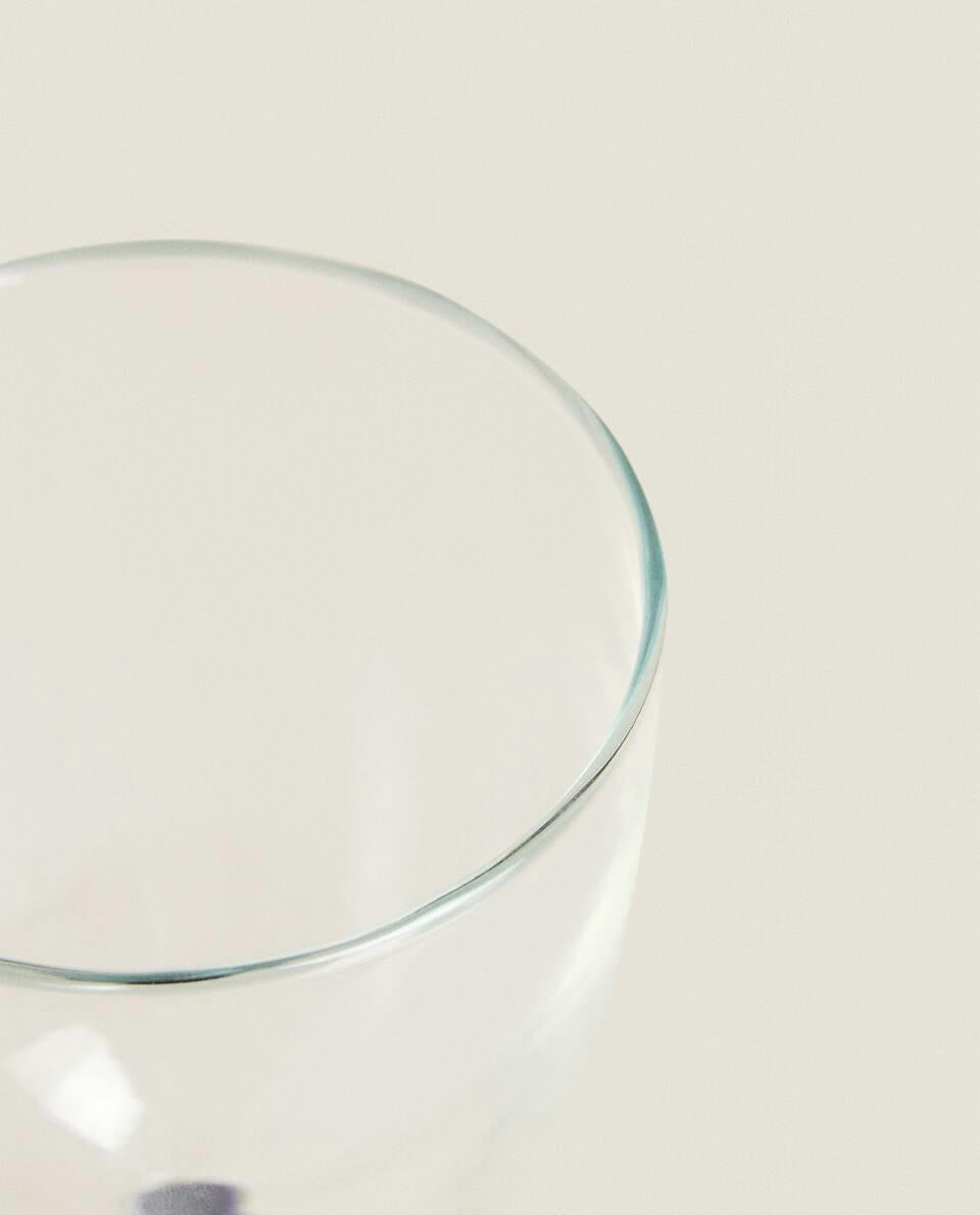 BOROSILICATE GLASS WITH COLOURED STEM