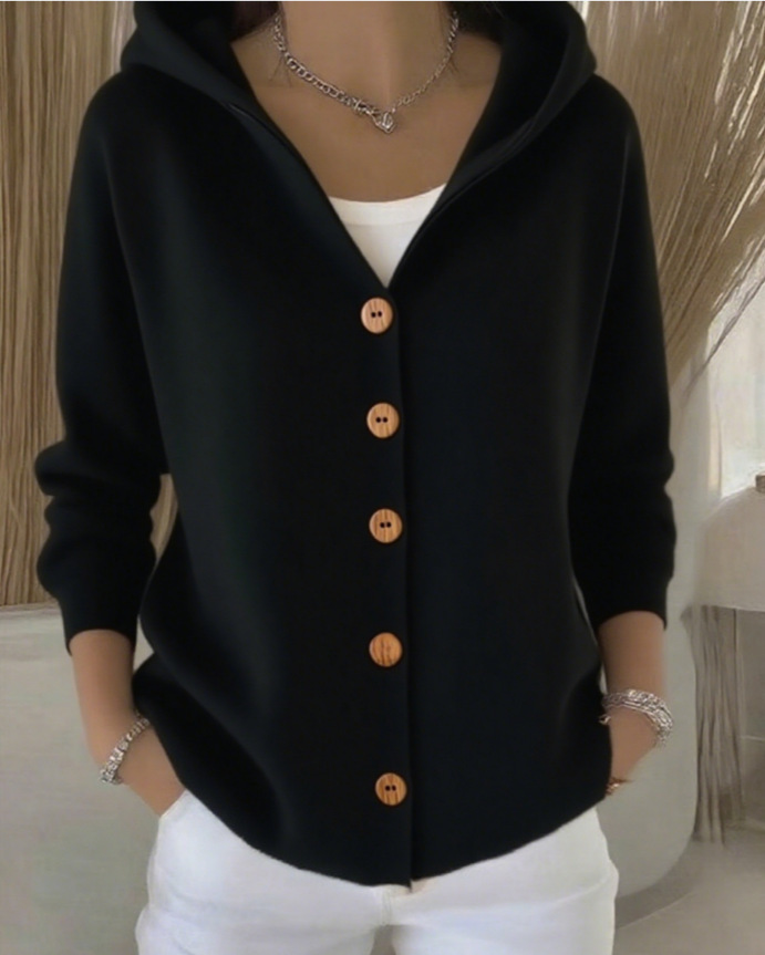 Janet | Trendy Hooded Cardigan