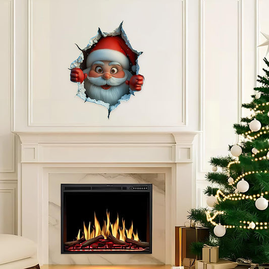 🎄🔥2D Weihnachten Kreativer Wandaufkleber