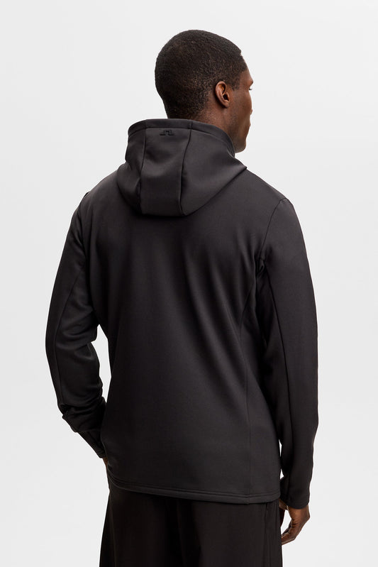 Aerial Quarter Zip Hood / Black