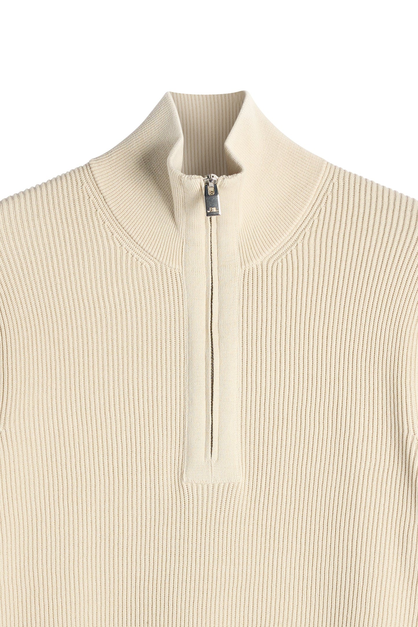 Alex Half Zip Knitted Sweater / Moonbeam