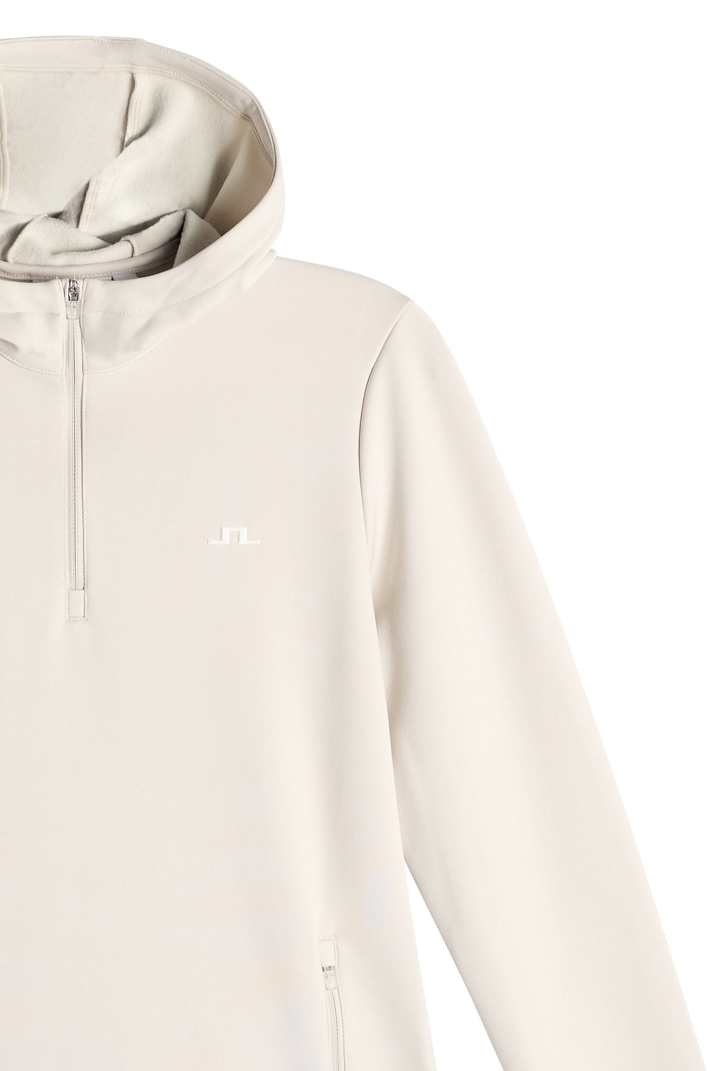 Aerielle Quarter Zip Hoodie / Moonbeam