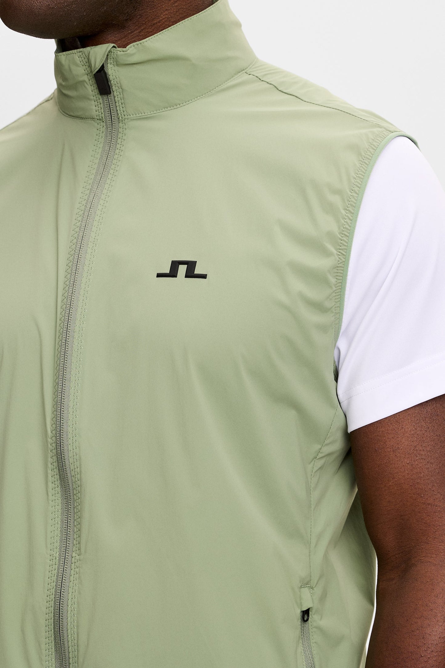 Ash Light Packable Vest / Hedge Green