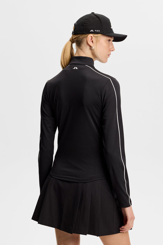 Adiola Quarter Zip Mid Layer / Black