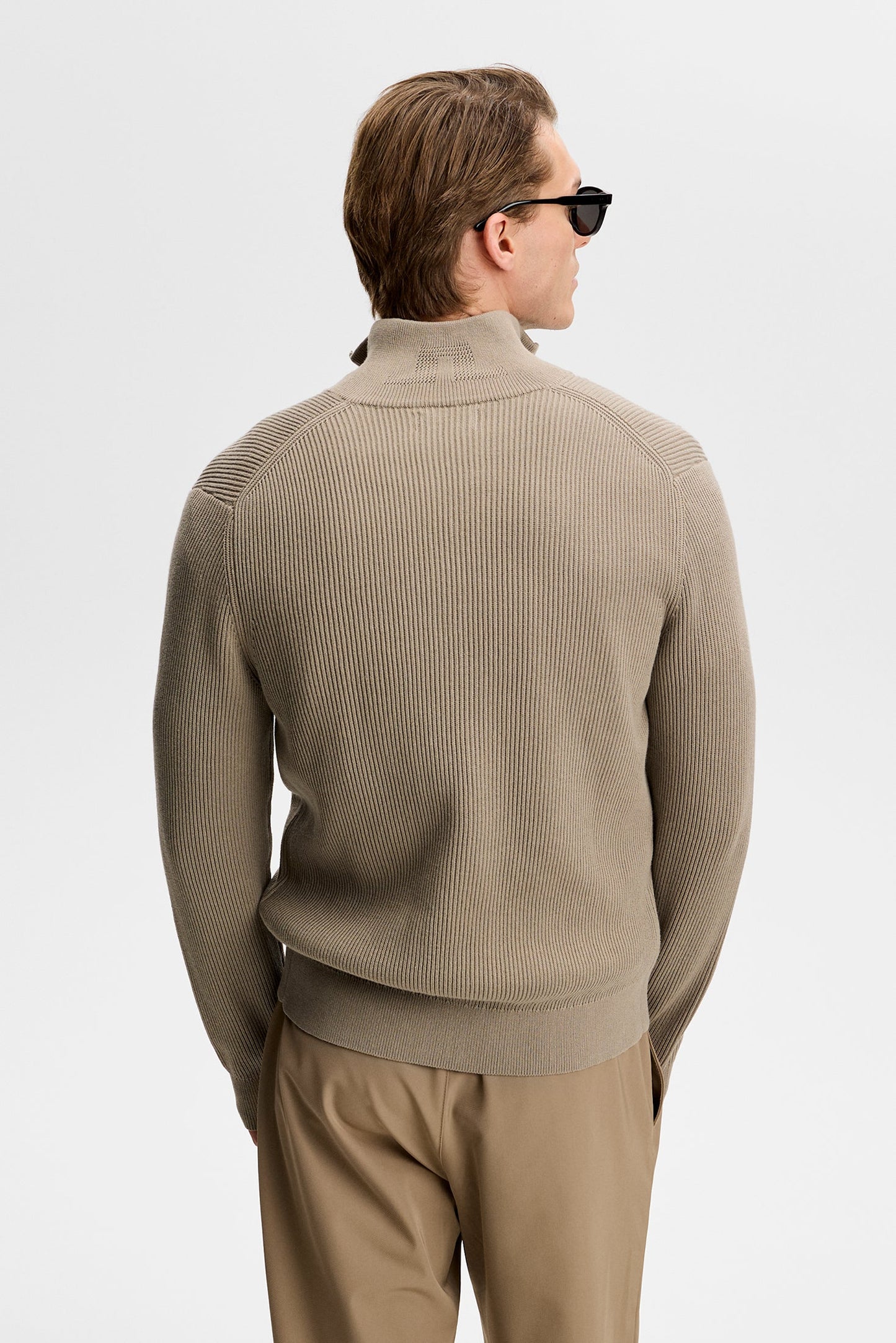 Alexis Full Zip Cardigan / Brindle