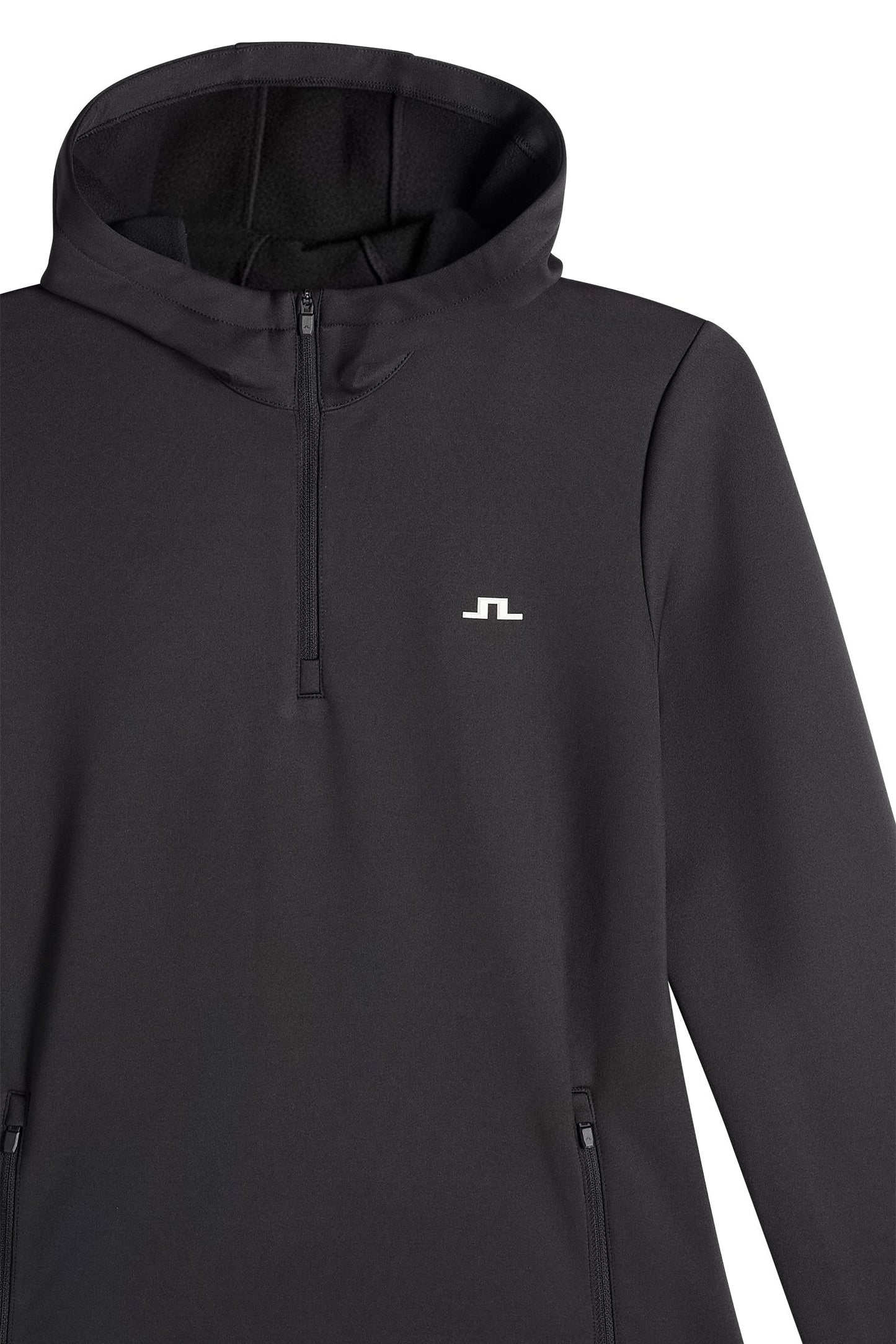 Aerielle Quarter Zip Hood / Black