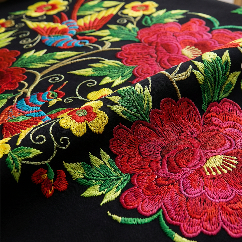 ⏳Limited-time 50% off⏰ Mexican Floral Tablecloth with Scalloped Edge