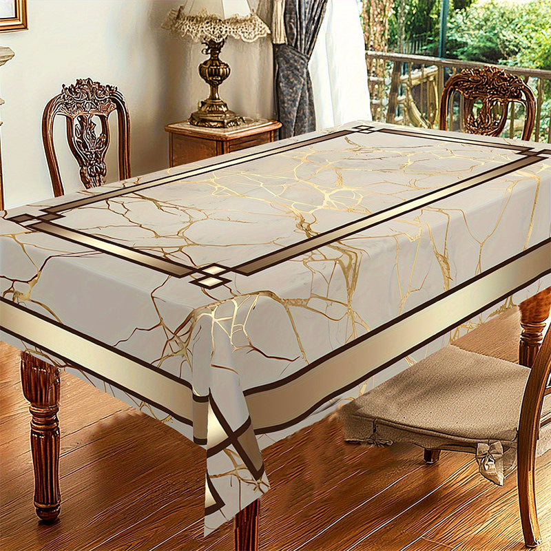 ⏳Limited-time 50% off⏰Waterproof Marble-Print Tablecloth🌩️