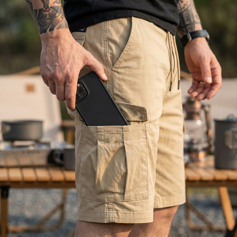 💥Hot Sales-50% OFF💖Men's Casual Cargo Shorts with Drawstring Waist